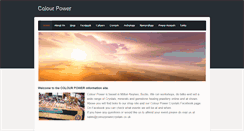 Desktop Screenshot of colourpower.co.uk